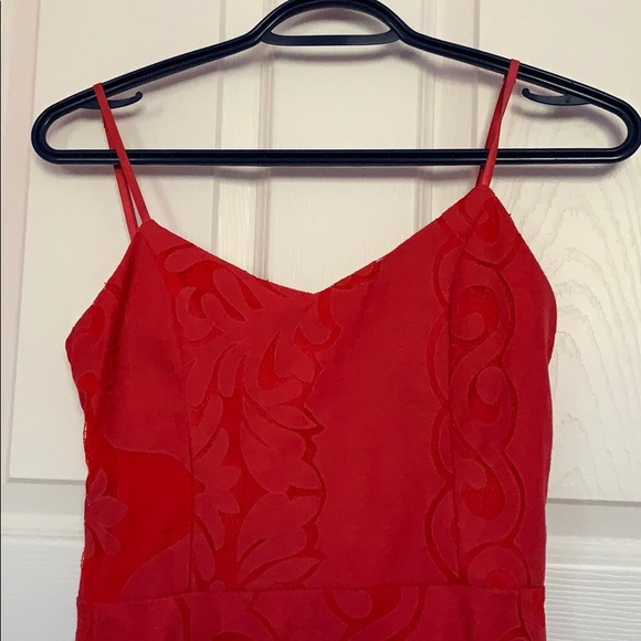 Red Lace Dress - Picture 3 of 3